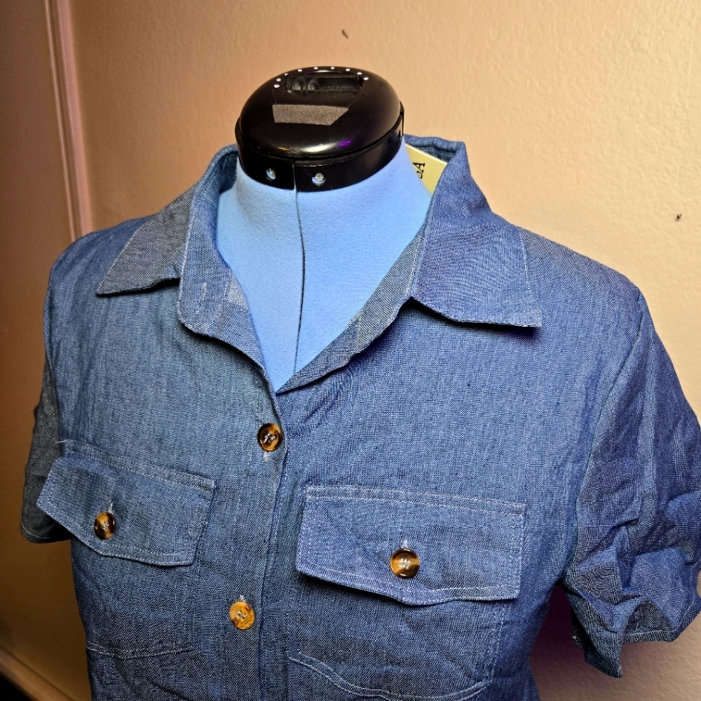NWT Z Avenue Denim Dress